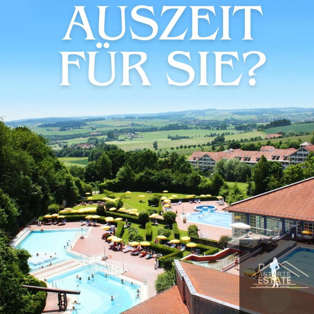 Fewo 20 - Appartement Im Rottalblick - Youngmodern Wohnen Mit Bademantelgang Zur Therme, Tv, Balkon Und Persoenlichem Gaesteempfang Von Astarte Estate Bad Griesbach  Buitenkant foto