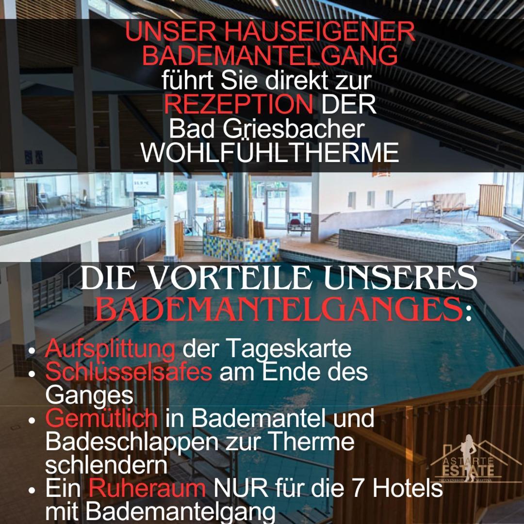 Fewo 20 - Appartement Im Rottalblick - Youngmodern Wohnen Mit Bademantelgang Zur Therme, Tv, Balkon Und Persoenlichem Gaesteempfang Von Astarte Estate Bad Griesbach  Buitenkant foto